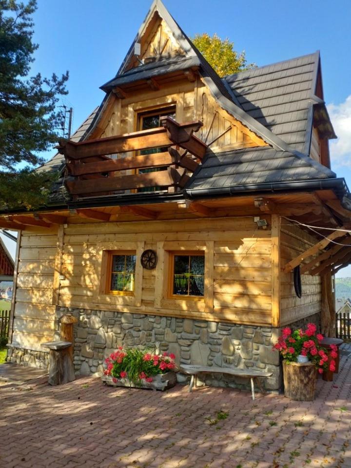 Goralski Domek Z Kominkiem - Highlander Wooden House 무르자시츨 외부 사진