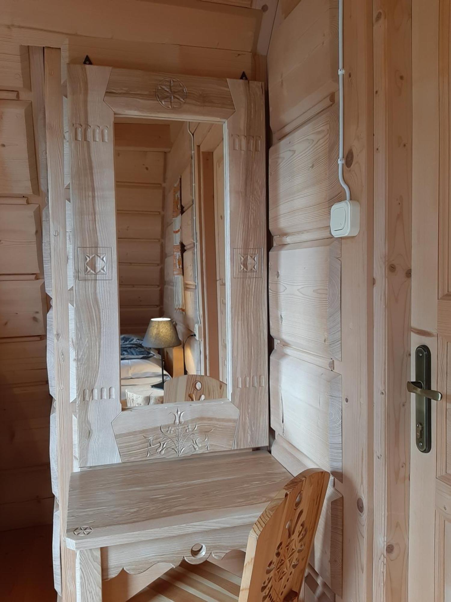 Goralski Domek Z Kominkiem - Highlander Wooden House 무르자시츨 외부 사진