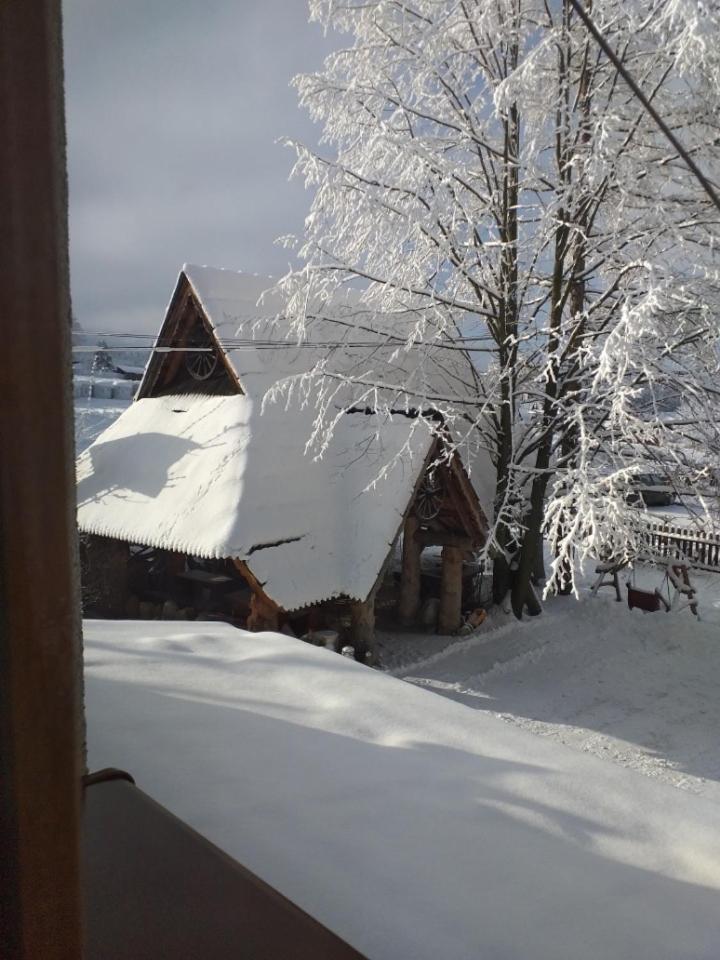 Goralski Domek Z Kominkiem - Highlander Wooden House 무르자시츨 외부 사진